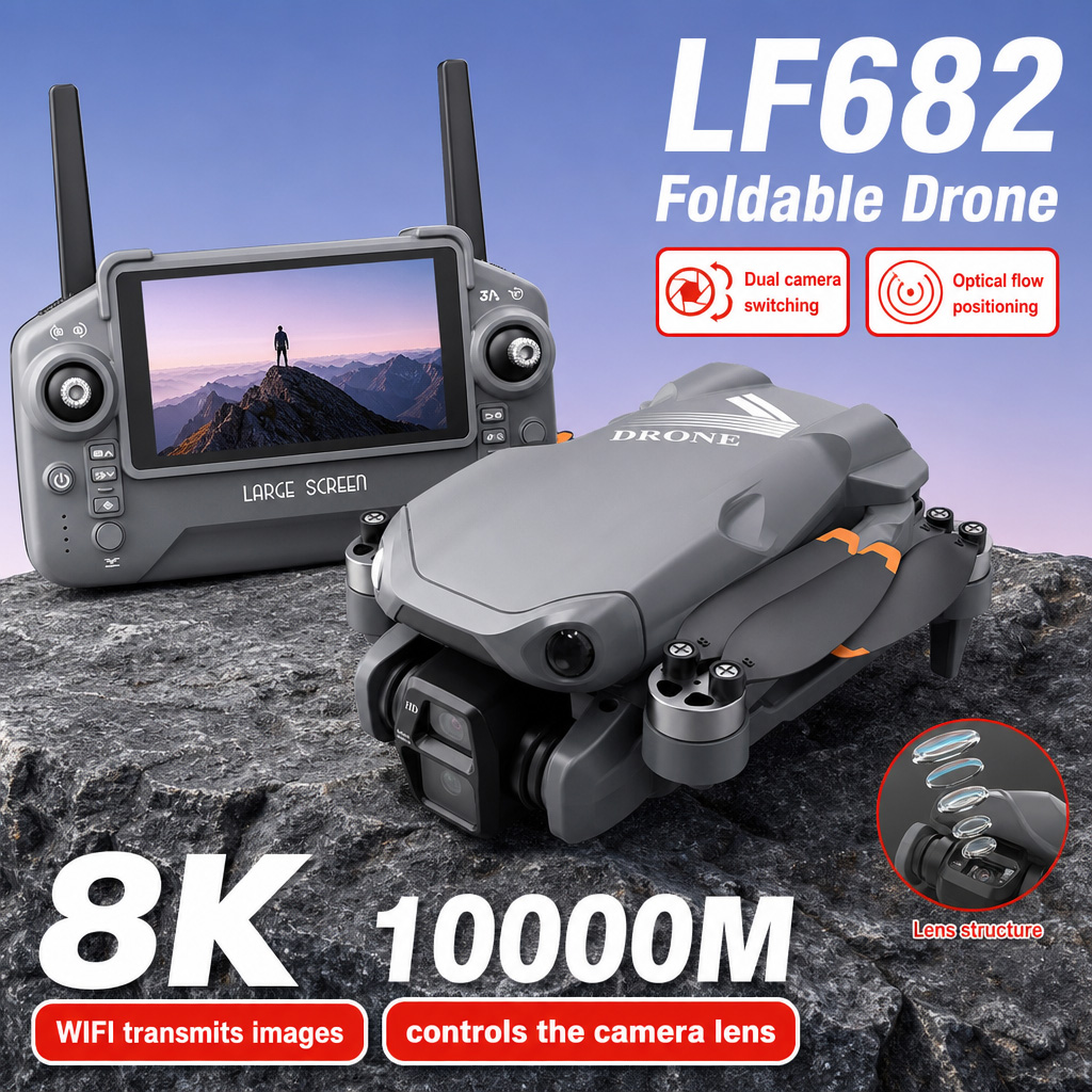 Dji Drone Mini 3 - Drone Aéreo LF682 com Câmeras Duplas