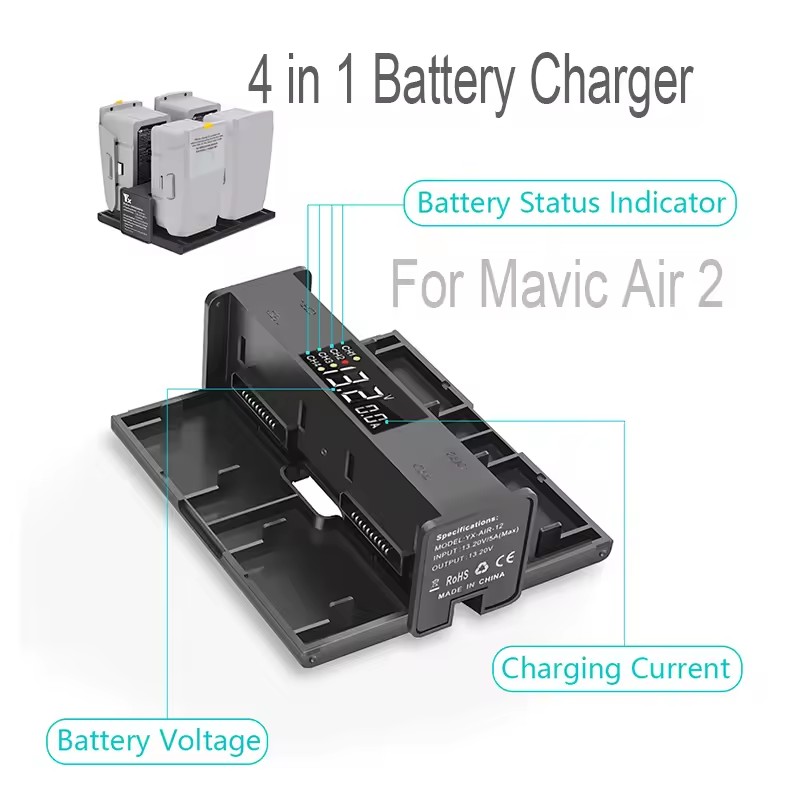 Drone Charging Hub - Hub de carregamento dobrável portátil 4