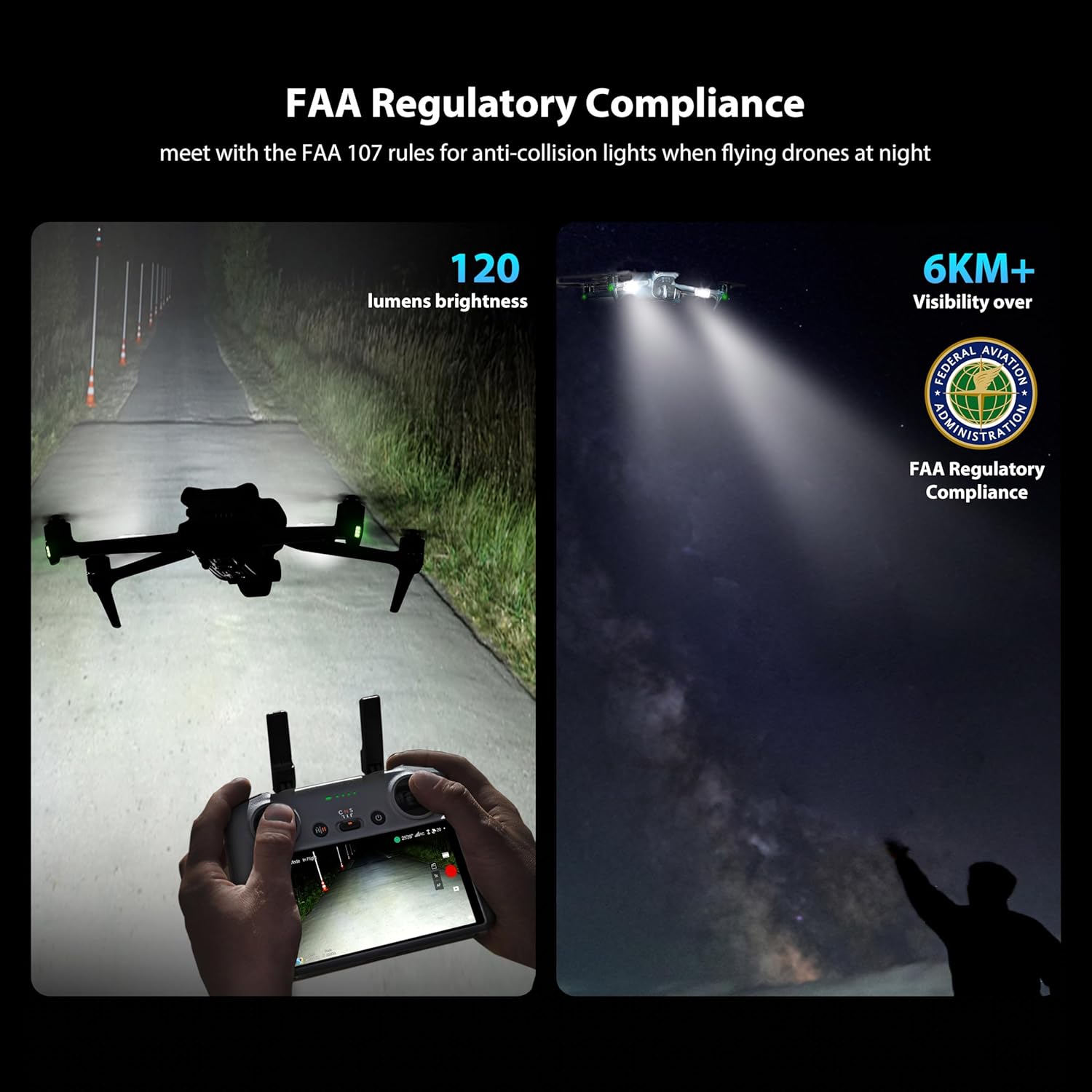 Startrrc drone luz estroboscóp - Drone Power Bank avaliação e preço